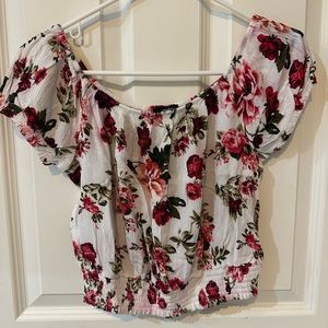 Ambiance Floral crop top